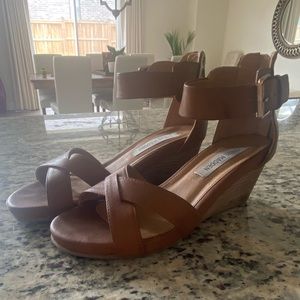 Steve Madden Ankle Strap Wedges